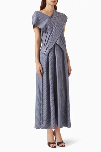 Wrapped Midi Dress
