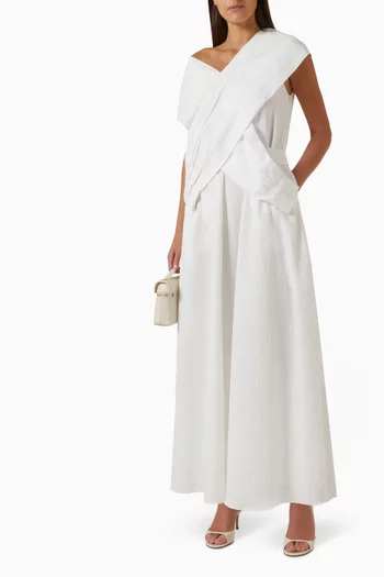 Wrapped Midi Dress