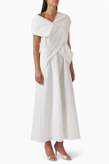 Wrapped Midi Dress