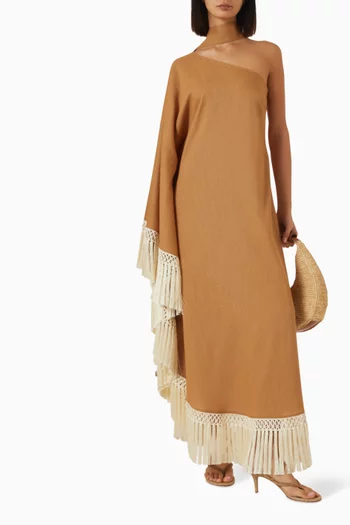 Andes Maxi Dress in Italian Linen
