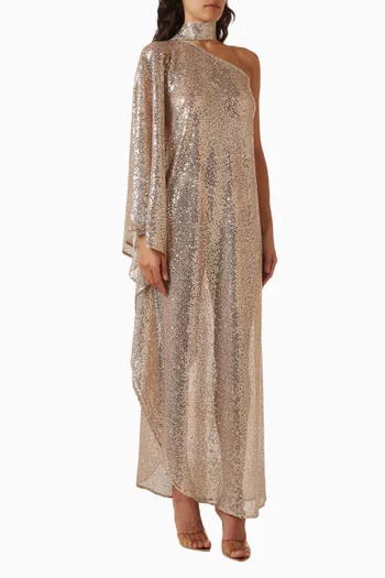 Ubud Disco Sequin-embellished Maxi Dress