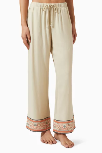 Crop 7/8 Pants in Cupro Blend