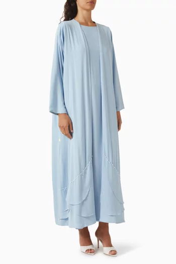 Tulip Panel Abaya in Chiffon