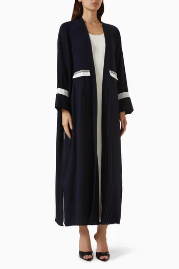 Embroidered Abaya in Crepe