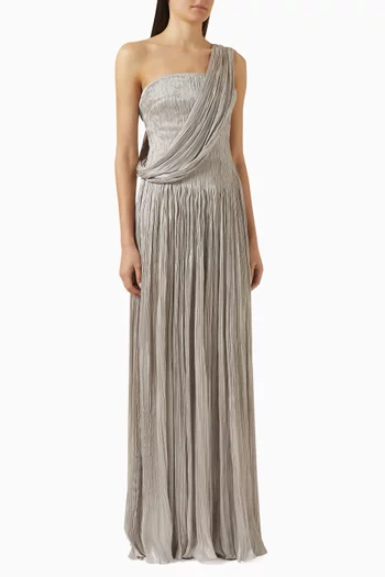 One-shoulder Gown