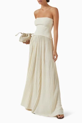 Strapless Soglio Maxi Dress