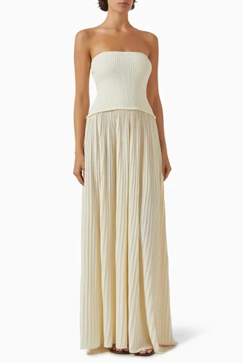 Strapless Soglio Maxi Dress