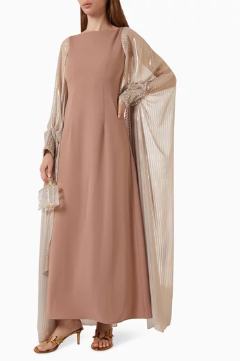 قفطان بكاب وتطريزات