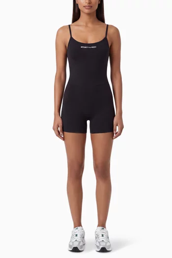 Bold Logo Short Jumpsuit