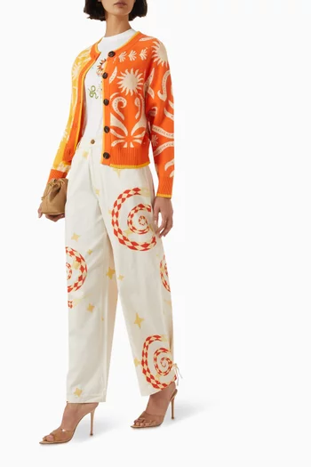 Snake Tie Side Pants