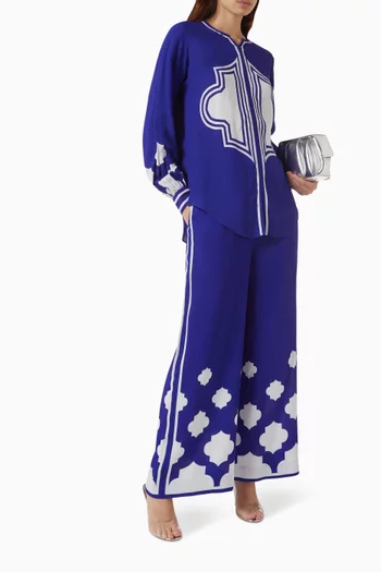 Graphic-print Coord Set