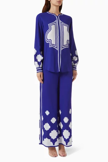 Graphic-print Coord Set