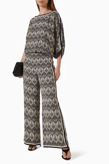 Printed Top & Pants Set
