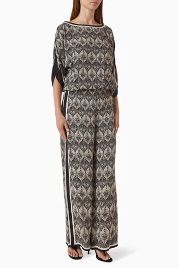 Printed Top & Pants Set
