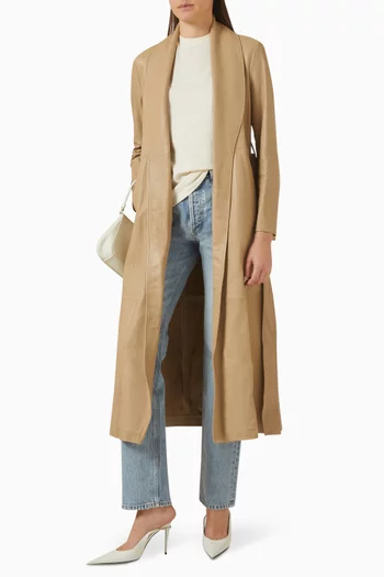 Gallery Coat in Leather