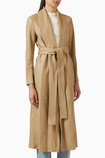 Gallery Coat in Leather