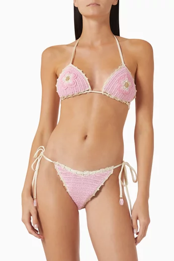 Trinidad Flower Bikini Top