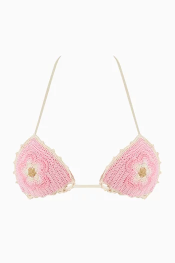 Trinidad Flower Bikini Top