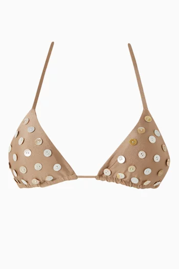 Eve Buttons Bikini Top