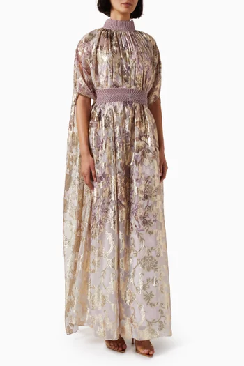Pascale Dress in Lurex Georgette