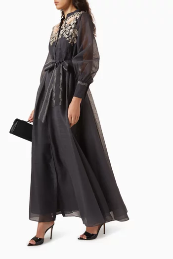 Almea Dress in Lustre Organza