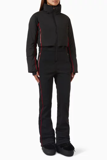 Bold Logo Ski Hooded Suit