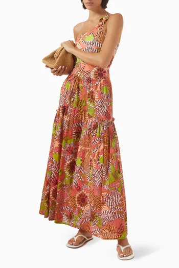 Hilary Printed Maxi Skirt