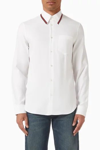 Web Oxford Shirt in Cotton
