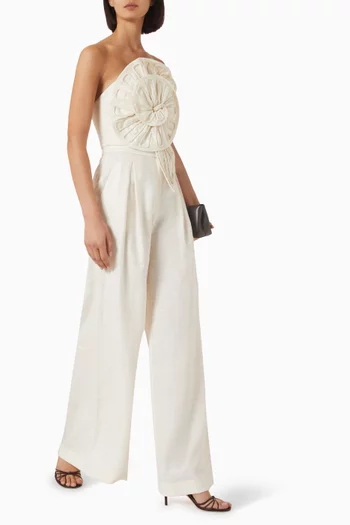 Esta en Ti Wide-leg Pants in Linen