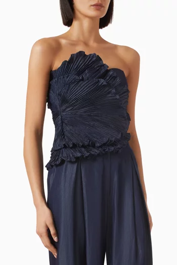 Mediterranea Pleated Top in Tencel