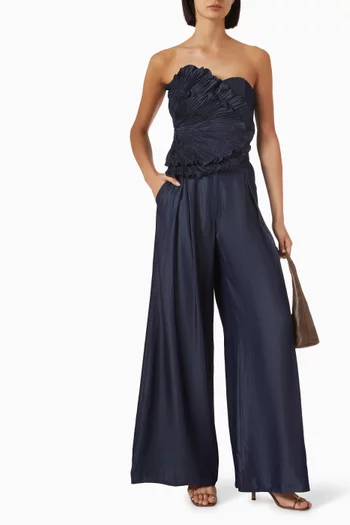 Nuestro Verano Wide-leg Pants in Tencel