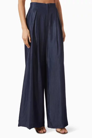 Nuestro Verano Wide-leg Pants in Tencel