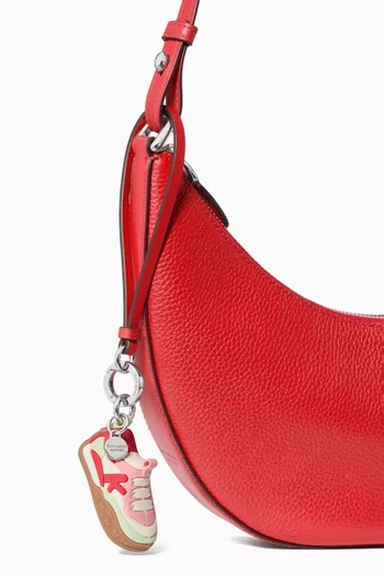 Charmed 'K As in Kate' Bag Charm in Leather
