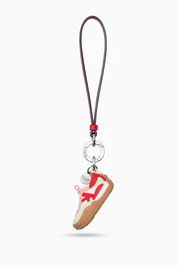 Charmed 'K As in Kate' Bag Charm in Leather