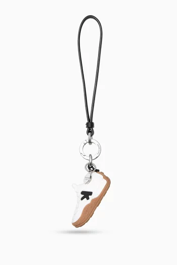 Charmed 'K As in Kate' Bag Charm in Leather
