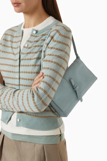 Small Loop Shoulder Bag in Suede