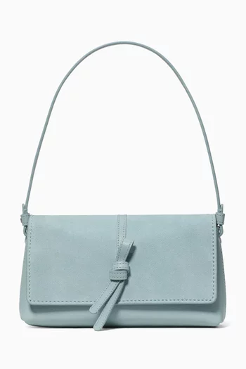 Small Loop Shoulder Bag in Suede