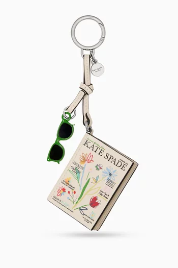 Magazine Bag Charm in Leather