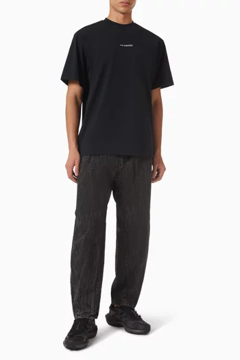 Logo-print T-shirt in Mesh