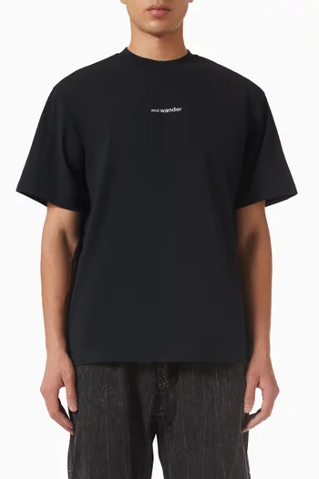 Logo-print T-shirt in Mesh