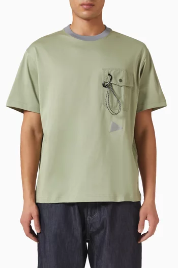 Pocket T-shirt in Jersey