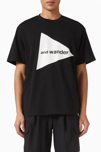Logo-print T-shirt in Cotton Blend