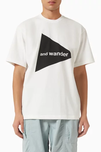 Logo-print T-shirt in Cotton Blend