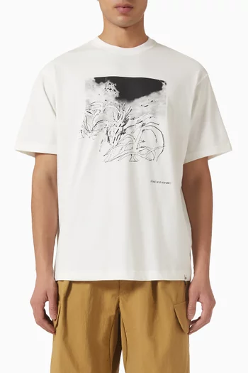 x Masayoshi Suzuki T-shirt in Cotton Blend