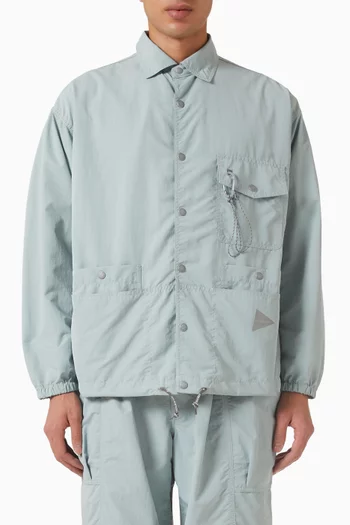 Crinkled Carabiner Shirt Jacket