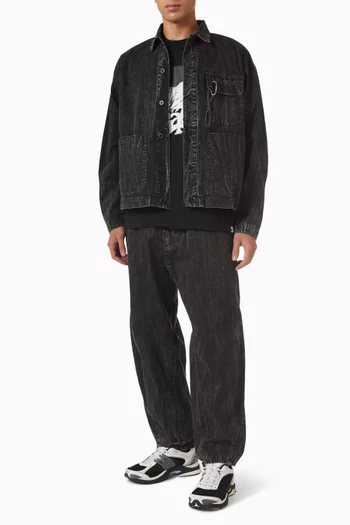 Carabiner Shirt Jacket in Bleach Twill