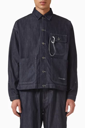 Dry Easy Shirt Jacket in Denim