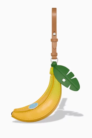 Banana Bag Charm in Leather