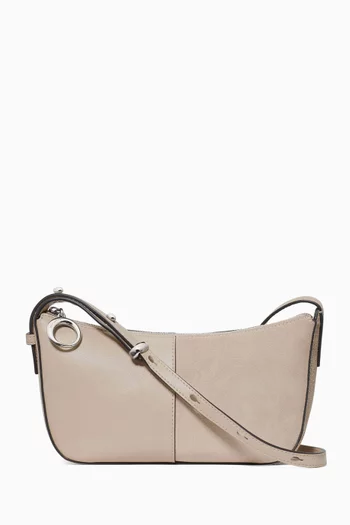 Halo Crossbody Bag in Suede