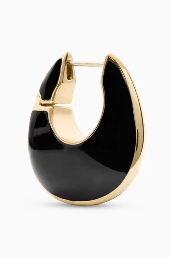 KS Duo Enamel Hoop Earrings
